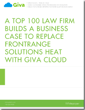 Law Firm Replaces Frontrange Heat With Giva Help Desk Software Giva
